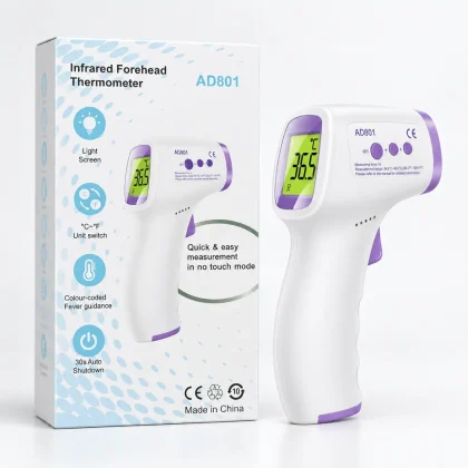 تب‌سنج مادون قرمز AD801 بدون تماس