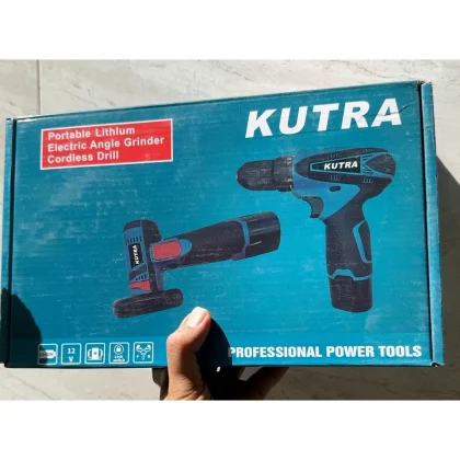 ست دریل و سنگ فرز شارژی KUTRA 12 ولت - دیجی‌کورد