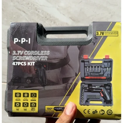 پیچ گوشتی شارژی 47 پارچه 3.7 ولت با کیف - دیجی‌کورد