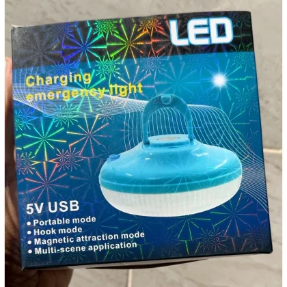 چراغ شارژی اضطراری LED USB قابل حمل و آویز - دیجی‌کورد
