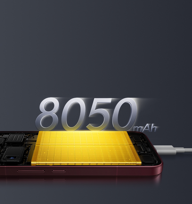 باتری ۸۰۵۰ میلی‌آمپرساعتی POCO F9 Ultra در مقایسه با باتری POCO F9 Pro