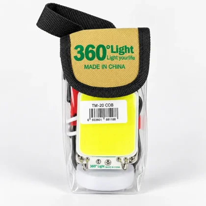 چراغ کمپینگ 360 درجه TM-20 COB با کیف و متعلقات